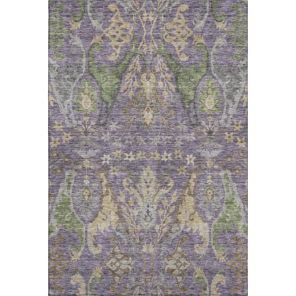 Premium Machine Washable Mayfield AMF1153 Purple 2'6" x 3'10" Rug