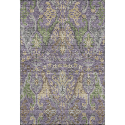 Premium Machine Washable Mayfield AMF1153 Purple 2'6" x 3'10" Rug