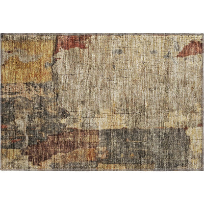 Premium Machine Washable Mayfield AMF1201 Khaki 1'8" x 2'6" Rug