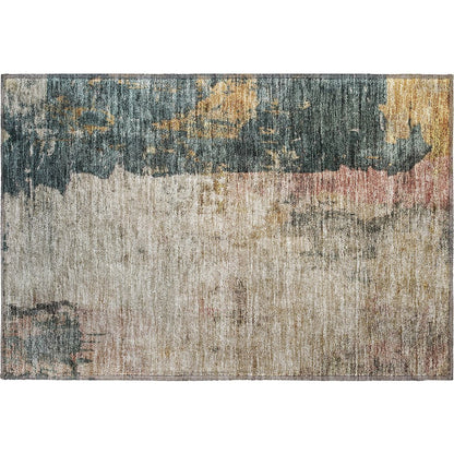 Premium Machine Washable Mayfield AMF1207 Taupe 1'8" x 2'6" Rug