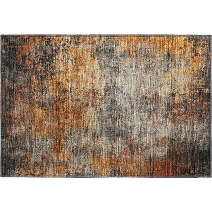 Premium Machine Washable Mayfield AMF1210 Paprika 1'8" x 2'6" Rug