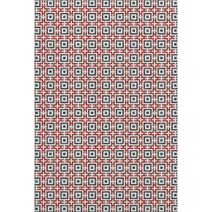 Premium Machine Washable Mayfield  Red 2'6" x 3'10" Rug