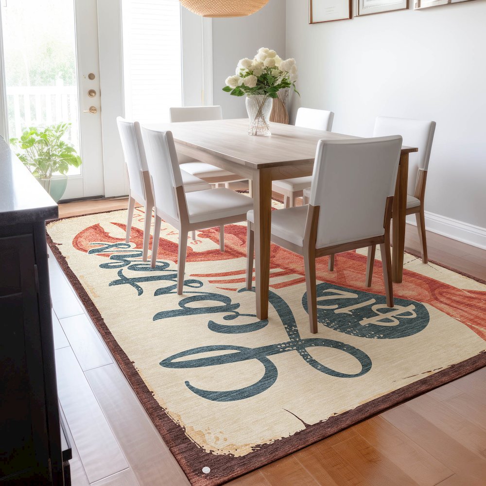 Premium Machine Washable Mayfield  Beige 2'6" x 3'10" Rug