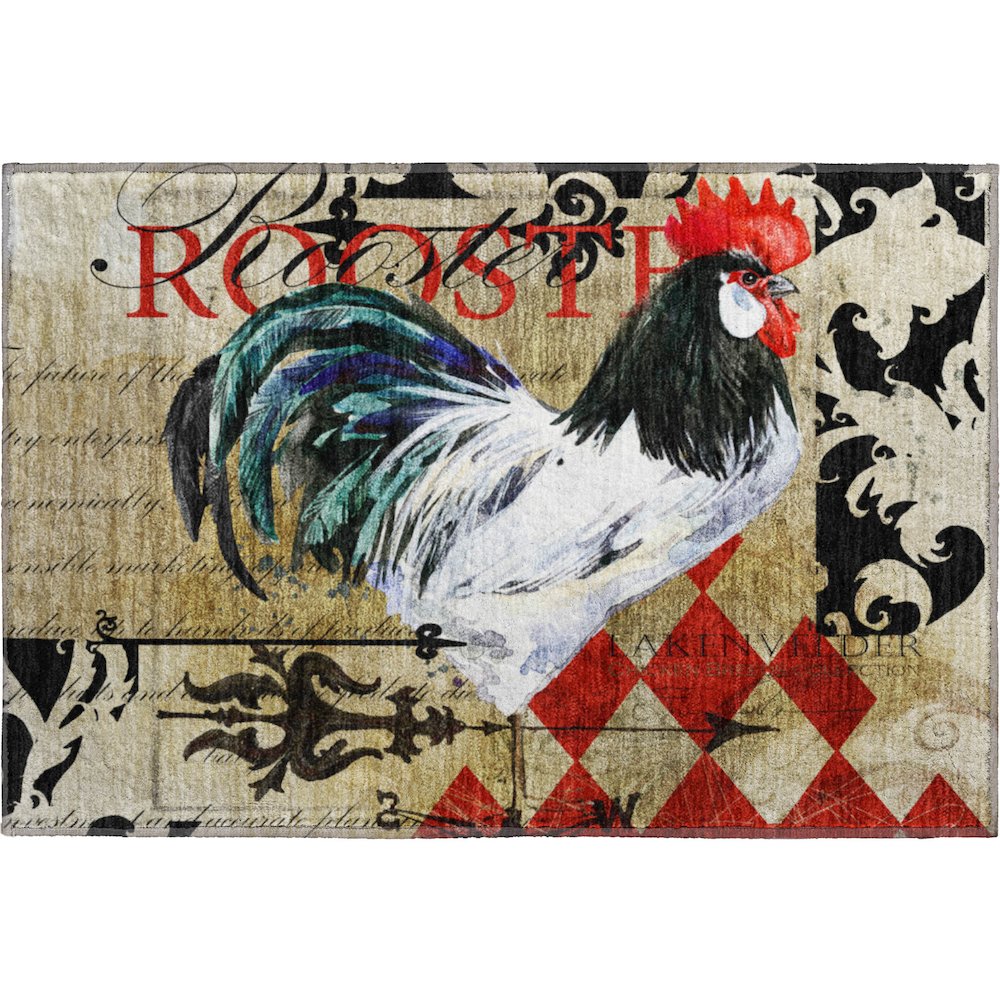 Premium Machine Washable Mayfield  Midnight 1'8" x 2'6" Rug