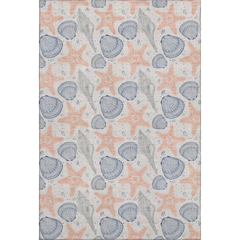 Premium Machine Washable Mayfield  Peach 2'6" x 3'10" Rug