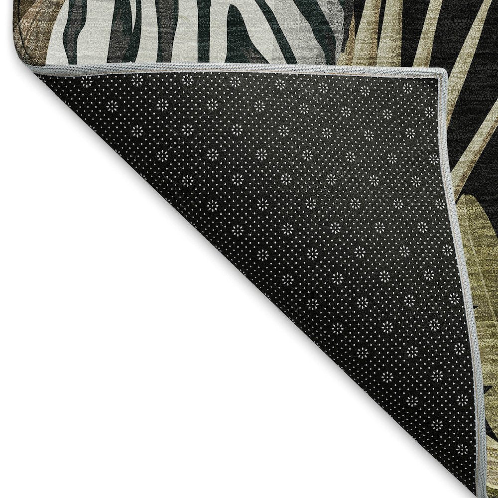 Premium Machine Washable Mayfield  Midnight 1'8" x 2'6" Rug