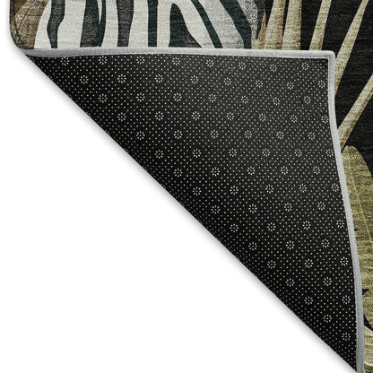 Premium Machine Washable Mayfield  Midnight 1'8" x 2'6" Rug