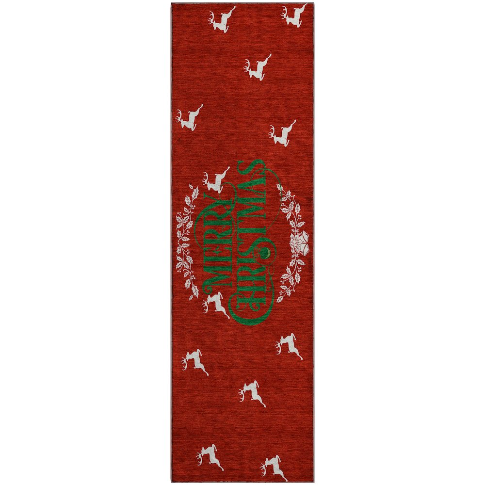 Premium Machine Washable Mayfield  Ruby 2'3" x 7'6" Runner Rug