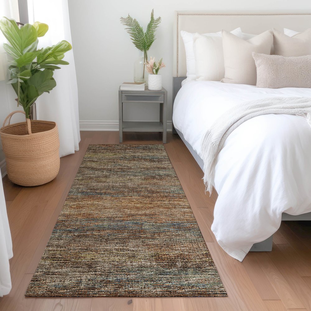 Premium Machine Washable Mayfield  Canyon 2'3" x 7'6" Runner Rug