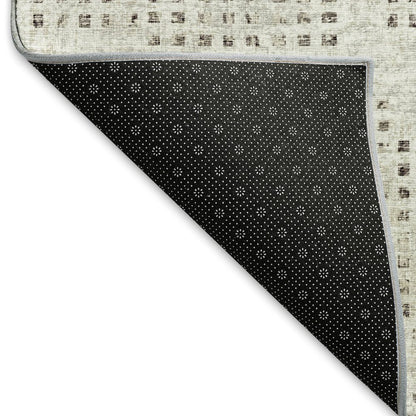 Premium Machine Washable Mayfield  Beige 1'8" x 2'6" Rug