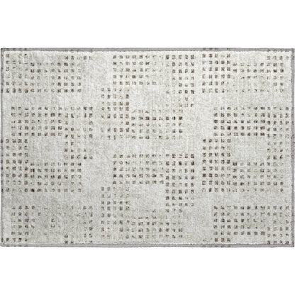 Premium Machine Washable Mayfield  Beige 1'8" x 2'6" Rug