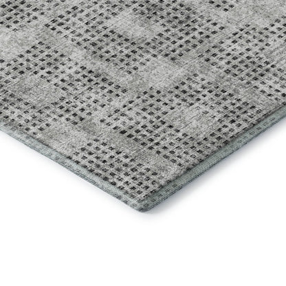 Premium Machine Washable Mayfield  Gray 1'8" x 2'6" Rug