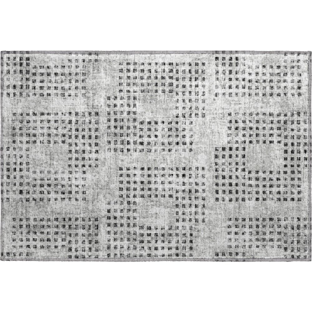 Premium Machine Washable Mayfield  Gray 1'8" x 2'6" Rug