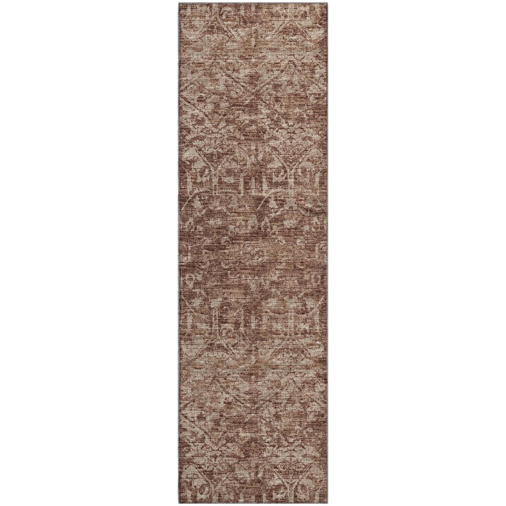 Premium Machine Washable Mayfield  Chocolate 2'3" x 7'6" Runner Rug