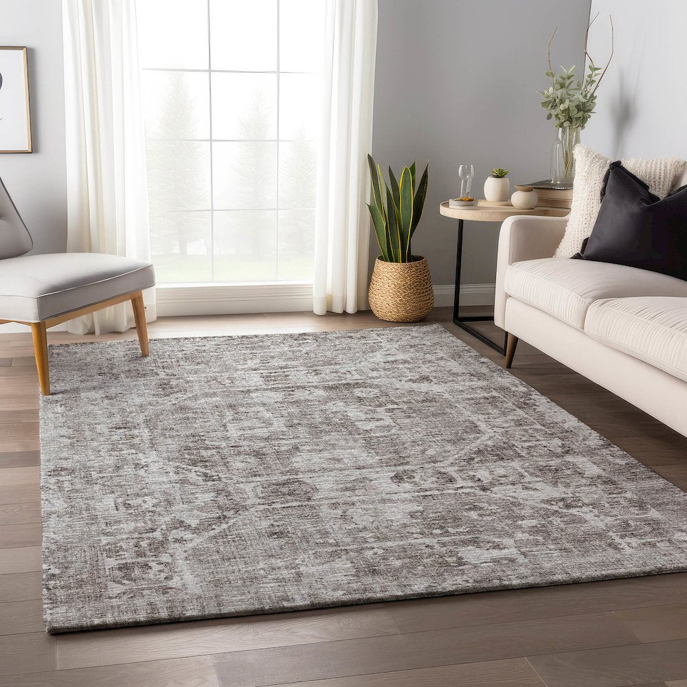 Premium Machine Washable Mayfield  Mocha 2'6" x 3'10" Rug