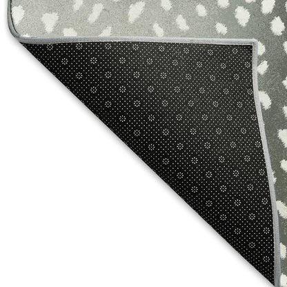 Premium Machine Washable Mayfield  Gray 1'8" x 2'6" Rug