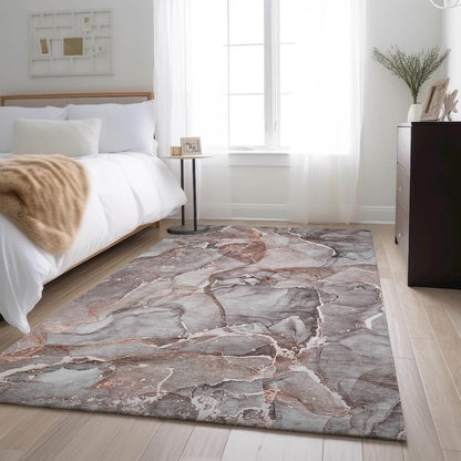 Premium Machine Washable Mayfield  Gray 2'6" x 3'10" Rug