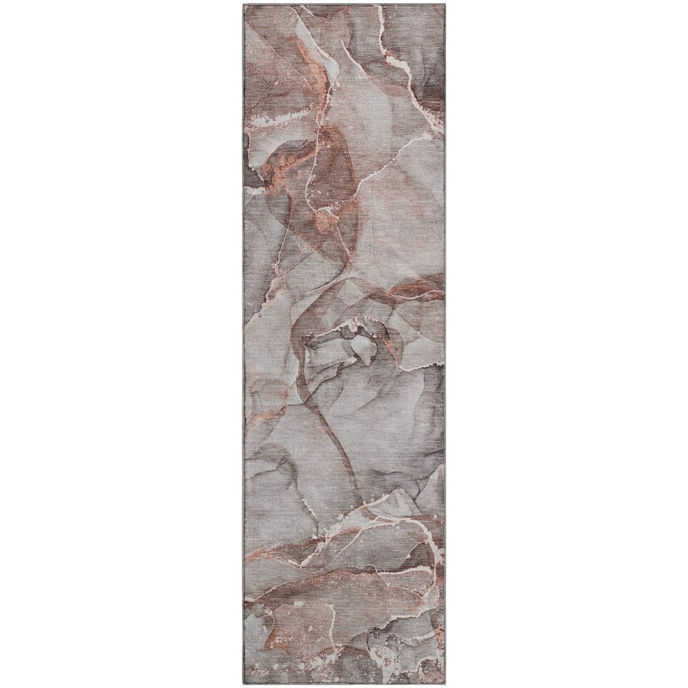 Premium Machine Washable Mayfield  Gray 2'3" x 7'6" Runner Rug