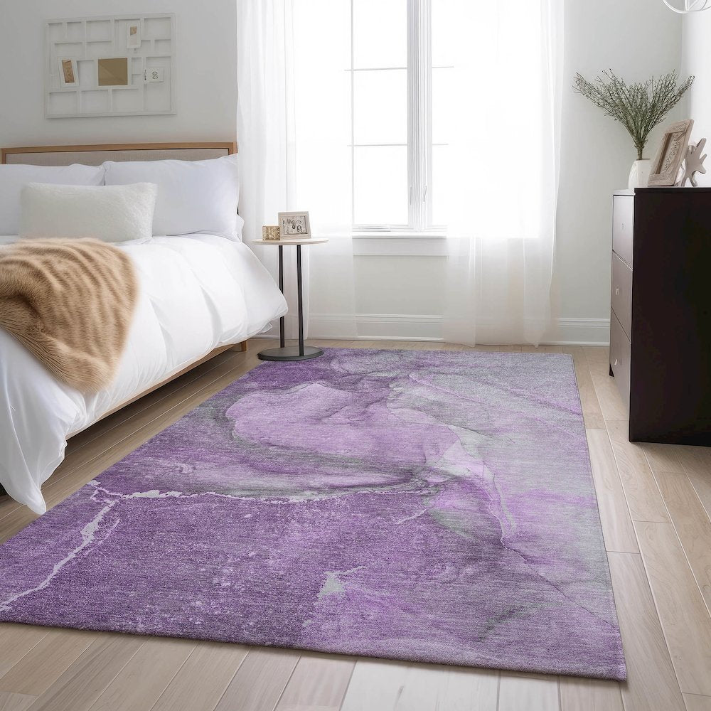 Premium Machine Washable Mayfield  Lilac 2'6" x 3'10" Rug