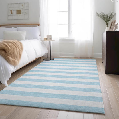 Premium Machine Washable Mayfield  Sky 2'6" x 3'10" Rug