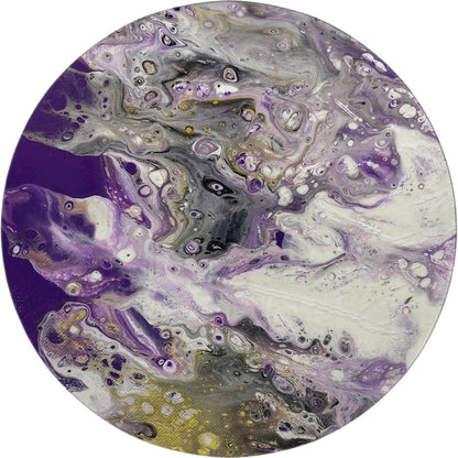 Premium Machine Washable Mayfield  Amethyst 8' x 8' Round Rug