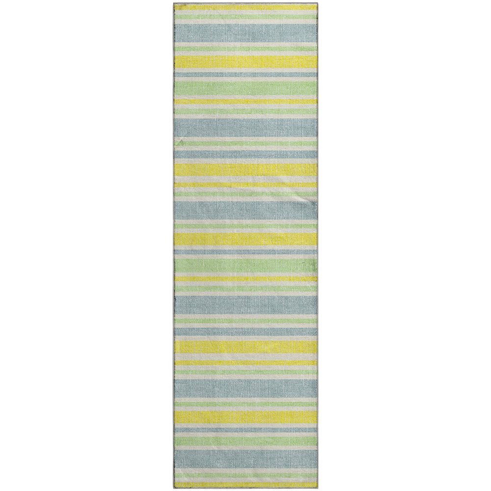 Premium Machine Washable Mayfield  Denim 2'3" x 7'6" Runner Rug
