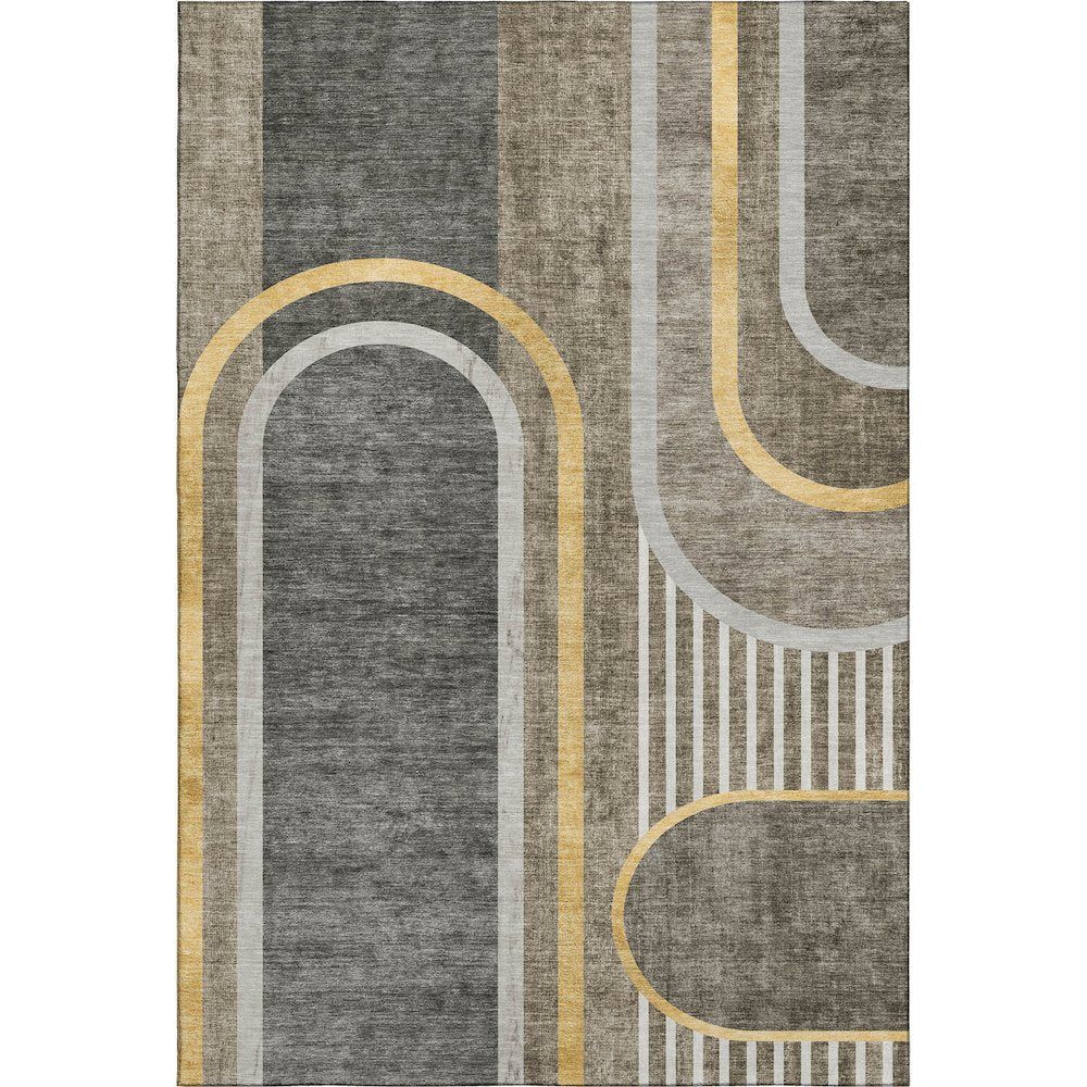Premium Machine Washable Mayfield  Taupe 2'6" x 3'10" Rug