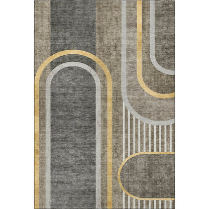Premium Machine Washable Mayfield  Taupe 2'6" x 3'10" Rug