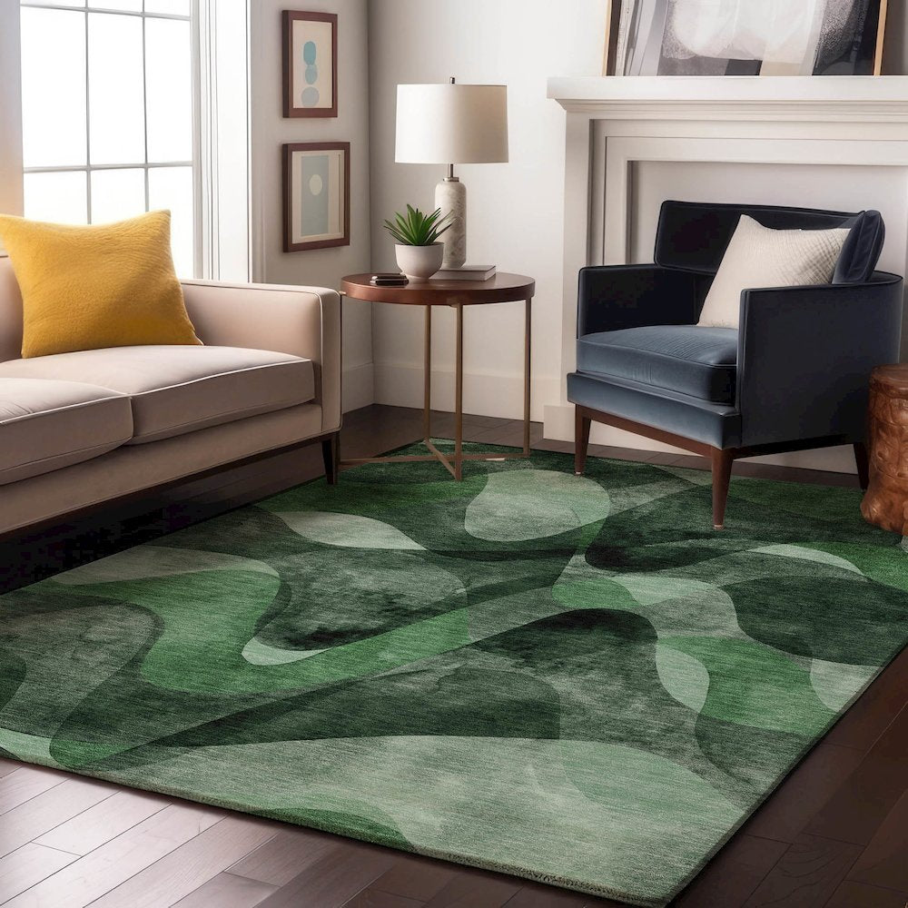Premium Machine Washable Mayfield  Fern 2'6" x 3'10" Rug