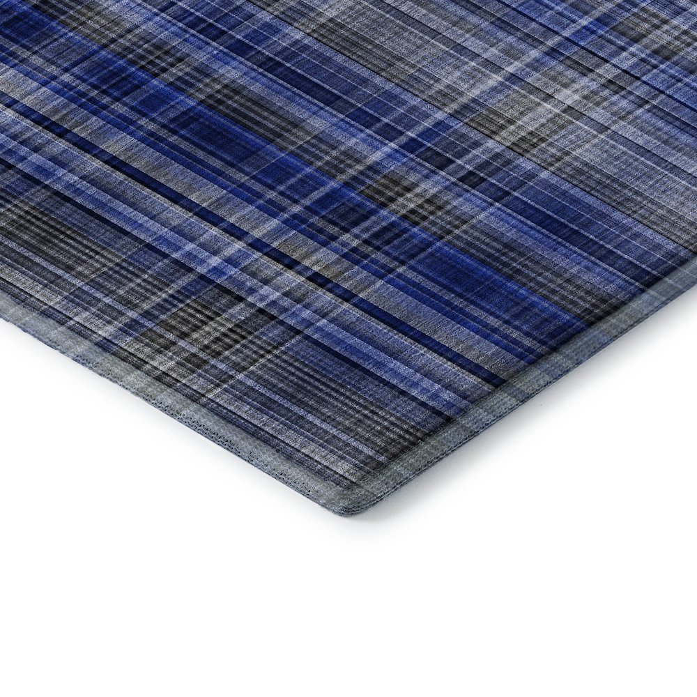 Premium Machine Washable Mayfield  Navy 1'8" x 2'6" Rug