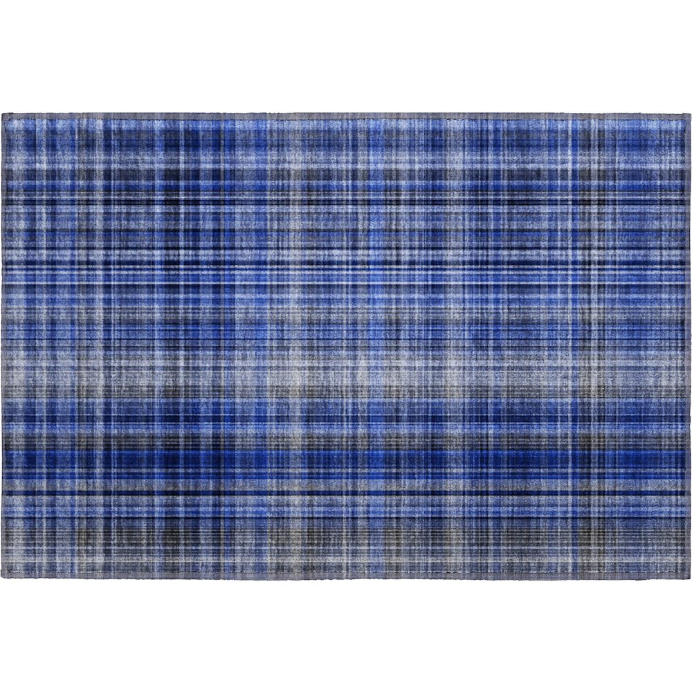 Premium Machine Washable Mayfield  Navy 1'8" x 2'6" Rug