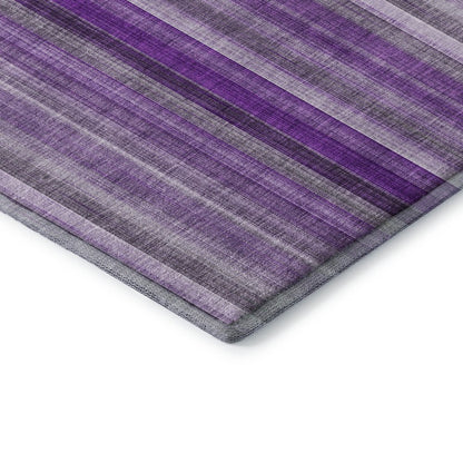 Premium Machine Washable Mayfield  Purple 1'8" x 2'6" Rug
