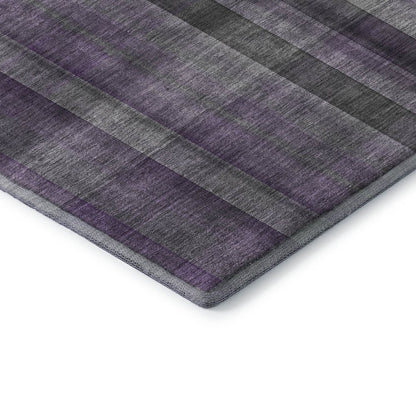 Premium Machine Washable Mayfield  Purple 1'8" x 2'6" Rug