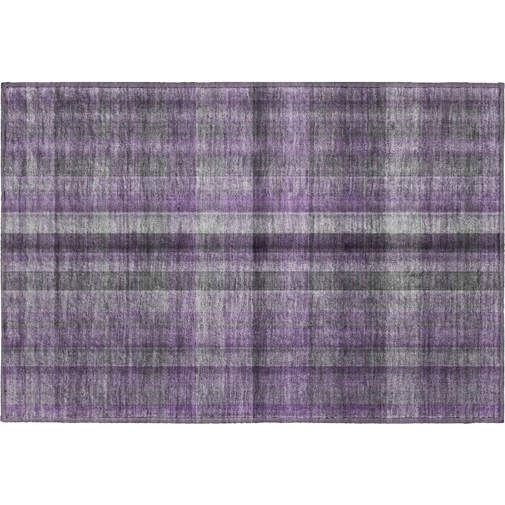Premium Machine Washable Mayfield  Purple 1'8" x 2'6" Rug