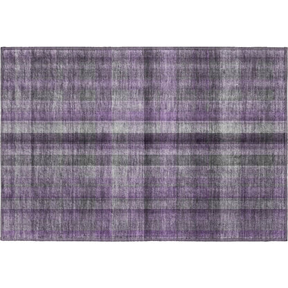 Premium Machine Washable Mayfield  Purple 1'8" x 2'6" Rug
