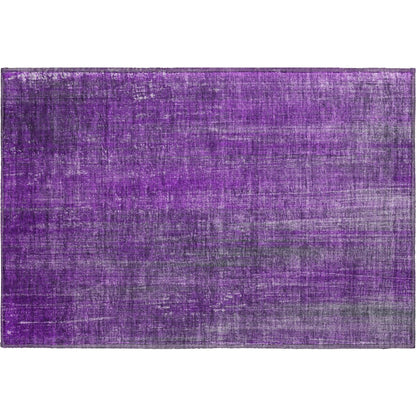 Premium Machine Washable Mayfield  Purple 1'8" x 2'6" Rug