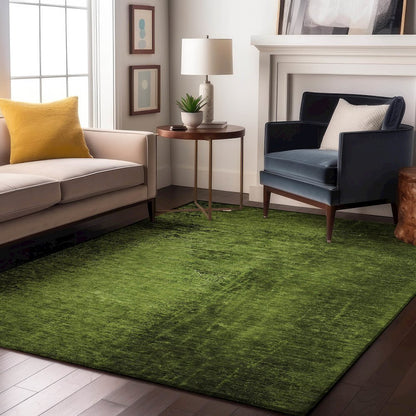 Premium Machine Washable Mayfield  Green 2'6" x 3'10" Rug