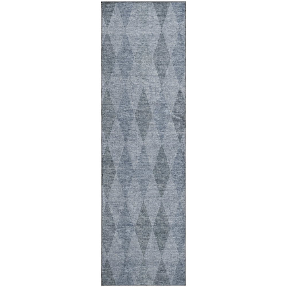 Premium Machine Washable Mayfield  Denim 2'3" x 7'6" Runner Rug