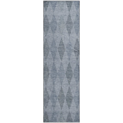 Premium Machine Washable Mayfield  Denim 2'3" x 7'6" Runner Rug