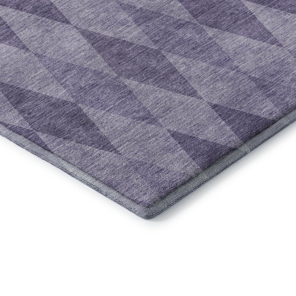 Premium Machine Washable Mayfield  Purple 1'8" x 2'6" Rug