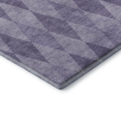 Premium Machine Washable Mayfield  Purple 1'8" x 2'6" Rug