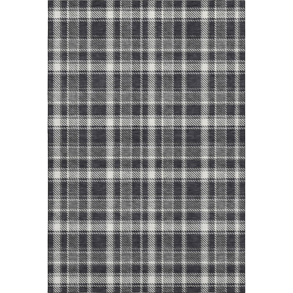 Premium Machine Washable Mayfield  Black 2'6" x 3'10" Rug