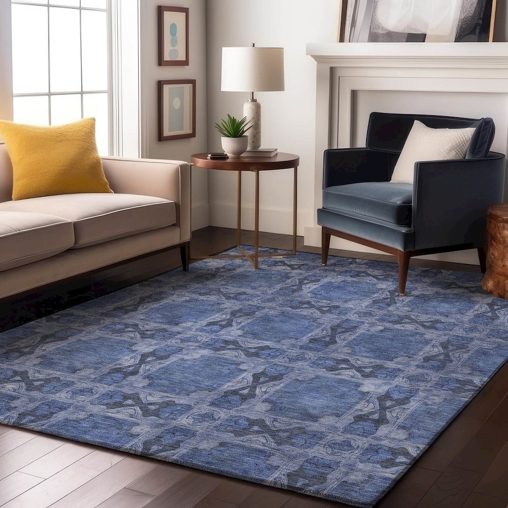 Premium Machine Washable Mayfield  Denim 2'6" x 3'10" Rug