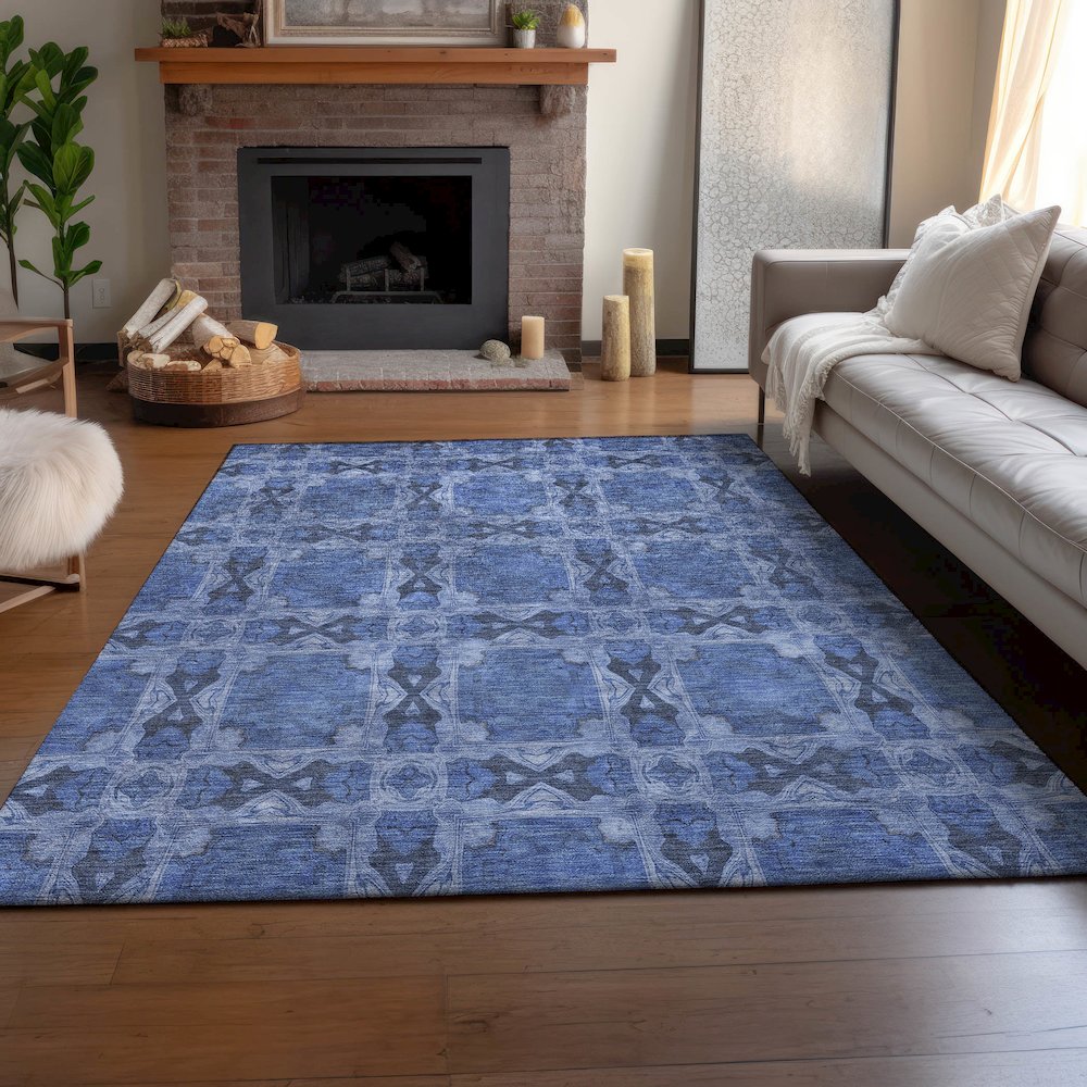 Premium Machine Washable Mayfield  Denim 2'6" x 3'10" Rug