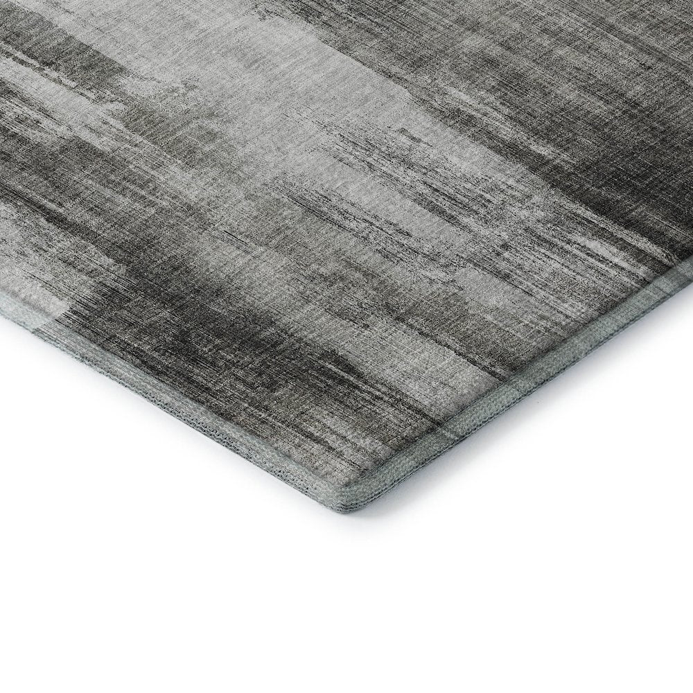 Premium Machine Washable Mayfield  Gray 1'8" x 2'6" Rug