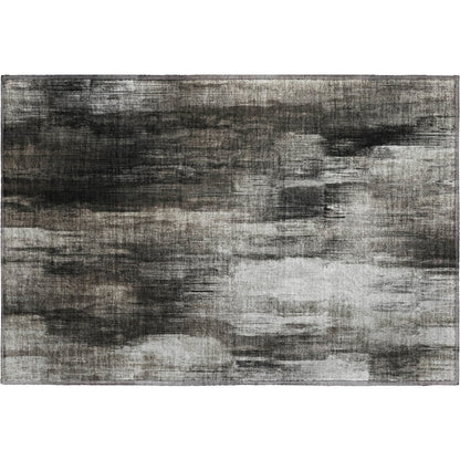 Premium Machine Washable Mayfield  Gray 1'8" x 2'6" Rug