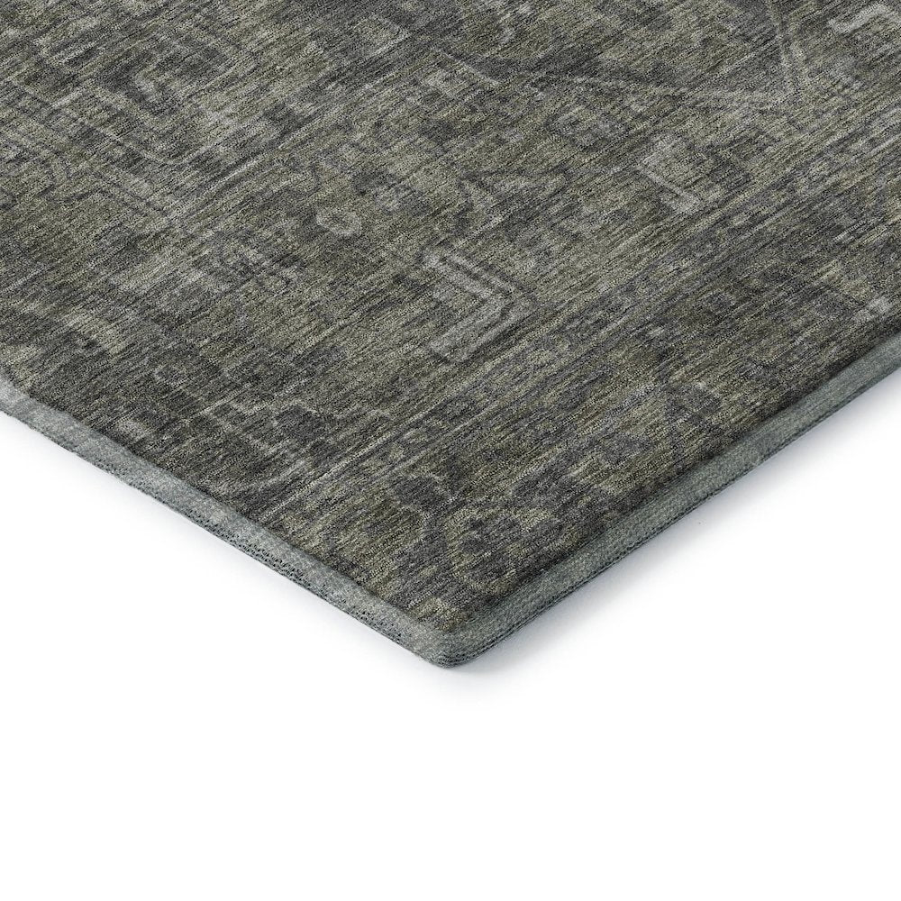 Premium Machine Washable Mayfield  Mocha 1'8" x 2'6" Rug