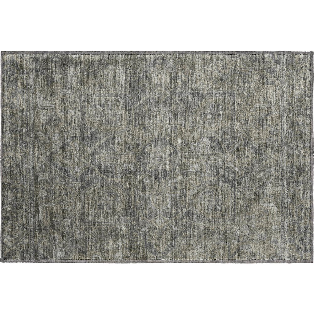 Premium Machine Washable Mayfield  Mocha 1'8" x 2'6" Rug