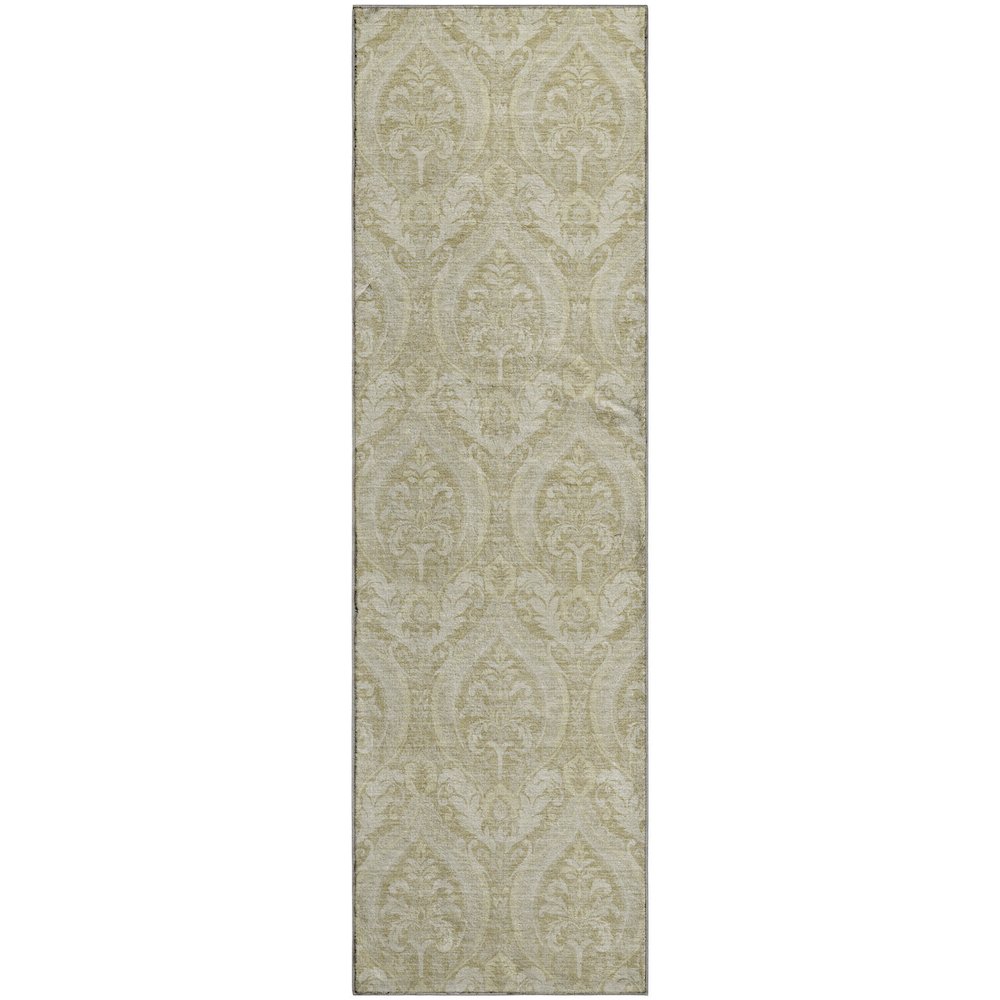 Premium Machine Washable Mayfield  Beige 2'3" x 7'6" Runner Rug