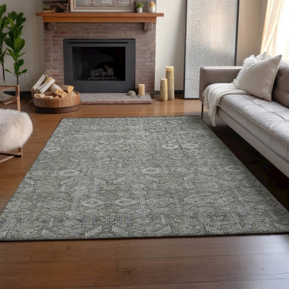 Premium Machine Washable Mayfield  Gray 2'6" x 3'10" Rug